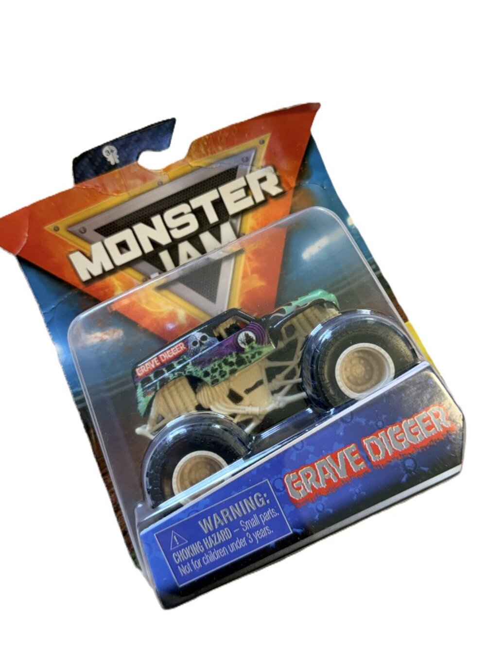 Monster Jam Grave Digger 2021 SpinMaster VIP Wristband Series 10 1-64
